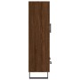 Tall sideboard engineered wood brown oak 69.5x31x115 cm by vidaXL, Sideboards - Ref: Foro24-830355, Price: 93,48 €, Discount: %