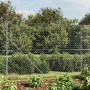 Cerca de alambre con brida plateada 1,6x25 m