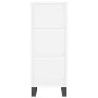 Sideboard aus weißem Holzwerkstoff 34,5x32,5x90 cm von vidaXL, Sideboards - Ref: Foro24-828756, Preis: 51,45 €, Rabatt: %