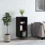 Schwarzes Holzwerkstoffregal 34,5 x 32,5 x 90 cm von vidaXL, Sideboards - Ref: Foro24-828701, Preis: 43,31 €, Rabatt: %