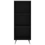 Estantería madera de ingeniería negro 34,5x32,5x90 cm de vidaXL, Aparadores - Ref: Foro24-828701, Precio: 42,91 €, Descuento: %