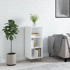 Glossy white engineered wood sideboard 34.5x32.5x90 cm by vidaXL, Sideboards - Ref: Foro24-828726, Price: 48,11 €, Discount: %