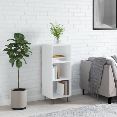 Aparador madera de ingeniería blanco brillante 34,5x32,5x90 cm de vidaXL, Aparadores - Ref: Foro24-828726, Precio: 48,73 €, D...