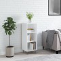 Aparador madera de ingeniería blanco brillante 34,5x32,5x90 cm de vidaXL, Aparadores - Ref: Foro24-828726, Precio: 48,73 €, D...