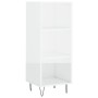 Aparador madera de ingeniería blanco brillante 34,5x32,5x90 cm de vidaXL, Aparadores - Ref: Foro24-828726, Precio: 48,73 €, D...
