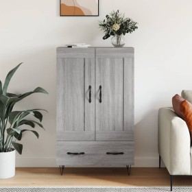 Hohes Sonoma-Sideboard aus grauem Holzwerkstoff, 69,5 x 31 x 115 cm von vidaXL, Sideboards - Ref: Foro24-830322, Preis: 88,34...