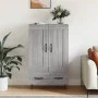 Tall Sonoma gray engineered wood sideboard 69.5x31x115 cm by vidaXL, Sideboards - Ref: Foro24-830322, Price: 87,22 €, Discoun...