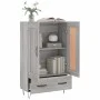Tall Sonoma gray engineered wood sideboard 69.5x31x115 cm by vidaXL, Sideboards - Ref: Foro24-830322, Price: 87,22 €, Discoun...