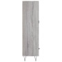 Aparador alto madera de ingeniería gris Sonoma 69,5x31x115 cm de vidaXL, Aparadores - Ref: Foro24-830322, Precio: 88,26 €, De...