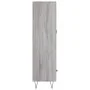 Tall Sonoma gray engineered wood sideboard 69.5x31x115 cm by vidaXL, Sideboards - Ref: Foro24-830322, Price: 87,22 €, Discoun...