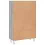 Tall Sonoma gray engineered wood sideboard 69.5x31x115 cm by vidaXL, Sideboards - Ref: Foro24-830322, Price: 87,22 €, Discoun...