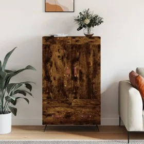 Tall sideboard engineered wood smoked oak 69.5x31x115 cm by vidaXL, Sideboards - Ref: Foro24-830297, Price: 83,02 €, Discount: %