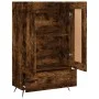 Tall sideboard engineered wood smoked oak 69.5x31x115 cm by vidaXL, Sideboards - Ref: Foro24-830297, Price: 83,02 €, Discount: %