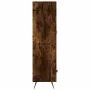 Tall sideboard engineered wood smoked oak 69.5x31x115 cm by vidaXL, Sideboards - Ref: Foro24-830297, Price: 83,02 €, Discount: %