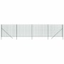 Cerca de alambre de acero galvanizado verde 1,8x10 m