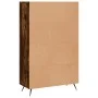Tall sideboard engineered wood smoked oak 69.5x31x115 cm by vidaXL, Sideboards - Ref: Foro24-830297, Price: 83,02 €, Discount: %
