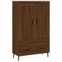 Tall engineered wood sideboard in brown oak 69.5x31x115 cm by vidaXL, Sideboards - Ref: Foro24-830347, Price: 89,20 €, Discou...