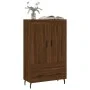 Tall engineered wood sideboard in brown oak 69.5x31x115 cm by vidaXL, Sideboards - Ref: Foro24-830347, Price: 89,20 €, Discou...