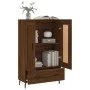 Tall engineered wood sideboard in brown oak 69.5x31x115 cm by vidaXL, Sideboards - Ref: Foro24-830347, Price: 89,20 €, Discou...