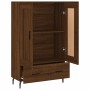 Aparador alto madera de ingeniería roble marrón 69,5x31x115 cm de vidaXL, Aparadores - Ref: Foro24-830347, Precio: 90,30 €, D...