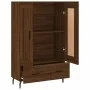Tall engineered wood sideboard in brown oak 69.5x31x115 cm by vidaXL, Sideboards - Ref: Foro24-830347, Price: 89,20 €, Discou...