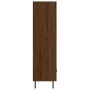 Tall engineered wood sideboard in brown oak 69.5x31x115 cm by vidaXL, Sideboards - Ref: Foro24-830347, Price: 89,20 €, Discou...