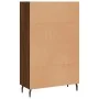 Tall engineered wood sideboard in brown oak 69.5x31x115 cm by vidaXL, Sideboards - Ref: Foro24-830347, Price: 89,20 €, Discou...