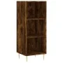 Smoked oak engineered wood sideboard 34.5x32.5x90 cm by vidaXL, Sideboards - Ref: Foro24-828721, Price: 44,78 €, Discount: %