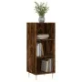 Smoked oak engineered wood sideboard 34.5x32.5x90 cm by vidaXL, Sideboards - Ref: Foro24-828721, Price: 44,78 €, Discount: %