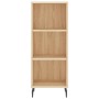 Sideboard aus Sonoma-Eichenholzwerkstoff, 34,5 x 32,5 x 90 cm von vidaXL, Sideboards - Ref: Foro24-828751, Preis: 53,36 €, Ra...