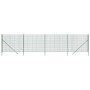 Cerca de alambre de acero galvanizado verde 2x10 m