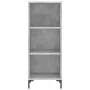 Concrete gray engineered wood sideboard 34.5x32.5x90 cm by vidaXL, Sideboards - Ref: Foro24-828736, Price: 48,56 €, Discount: %