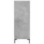 Concrete gray engineered wood sideboard 34.5x32.5x90 cm by vidaXL, Sideboards - Ref: Foro24-828736, Price: 48,56 €, Discount: %