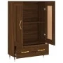 Tall engineered wood sideboard in brown oak 69.5x31x115 cm by vidaXL, Sideboards - Ref: Foro24-830307, Price: 86,14 €, Discou...