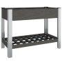 Garden bed with shelf WPC gray 100x50x75 cm by vidaXL, Pots and planters - Ref: Foro24-362569, Price: 156,96 €, Discount: %