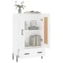 Tall white engineered wood sideboard 69.5x31x115 cm by vidaXL, Sideboards - Ref: Foro24-830332, Price: 94,07 €, Discount: %
