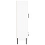Tall white engineered wood sideboard 69.5x31x115 cm by vidaXL, Sideboards - Ref: Foro24-830332, Price: 95,37 €, Discount: %
