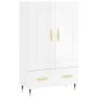 High glossy white engineered wood sideboard 69.5x31x115 cm by vidaXL, Sideboards - Ref: Foro24-830302, Price: 90,77 €, Discou...