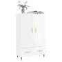High glossy white engineered wood sideboard 69.5x31x115 cm by vidaXL, Sideboards - Ref: Foro24-830302, Price: 90,77 €, Discou...