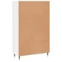 High glossy white engineered wood sideboard 69.5x31x115 cm by vidaXL, Sideboards - Ref: Foro24-830302, Price: 90,77 €, Discou...