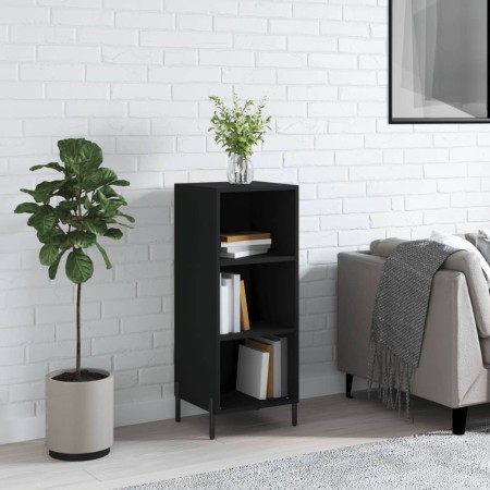 Schwarzes Sideboard aus Holzwerkstoff, 34,5 x 32,5 x 90 cm von vidaXL, Sideboards - Ref: Foro24-828741, Preis: 52,26 €, Rabat...