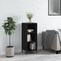 Black engineered wood sideboard 34.5x32.5x90 cm by vidaXL, Sideboards - Ref: Foro24-828741, Price: 51,34 €, Discount: %