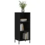 Black engineered wood sideboard 34.5x32.5x90 cm by vidaXL, Sideboards - Ref: Foro24-828741, Price: 51,34 €, Discount: %