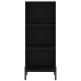 Black engineered wood sideboard 34.5x32.5x90 cm by vidaXL, Sideboards - Ref: Foro24-828741, Price: 51,34 €, Discount: %