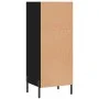 Black engineered wood sideboard 34.5x32.5x90 cm by vidaXL, Sideboards - Ref: Foro24-828741, Price: 51,34 €, Discount: %