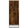 Aparador de madera de ingeniería roble ahumado 34,5x32,5x90 cm