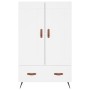 Hohes Sideboard aus weißem Holzwerkstoff, 69,5 x 31 x 115 cm von vidaXL, Sideboards - Ref: Foro24-830292, Preis: 83,43 €, Rab...