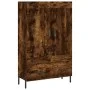 Hohes Sideboard aus Holzwerkstoff, geräucherte Eiche, 69,5 x 31 x 115 cm von vidaXL, Sideboards - Ref: Foro24-830337, Preis: ...