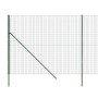 Cerca de alambre de acero galvanizado verde 2,2x10 m