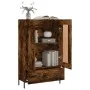 Tall sideboard engineered wood smoked oak 69.5x31x115 cm by vidaXL, Sideboards - Ref: Foro24-830337, Price: 92,42 €, Discount: %